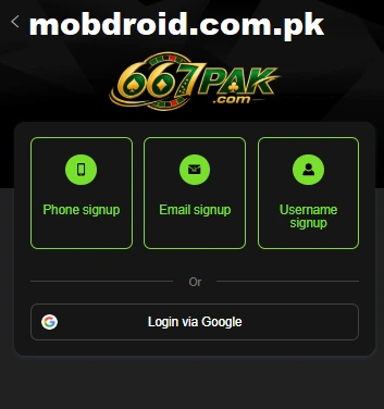 667pak .com Register & Login