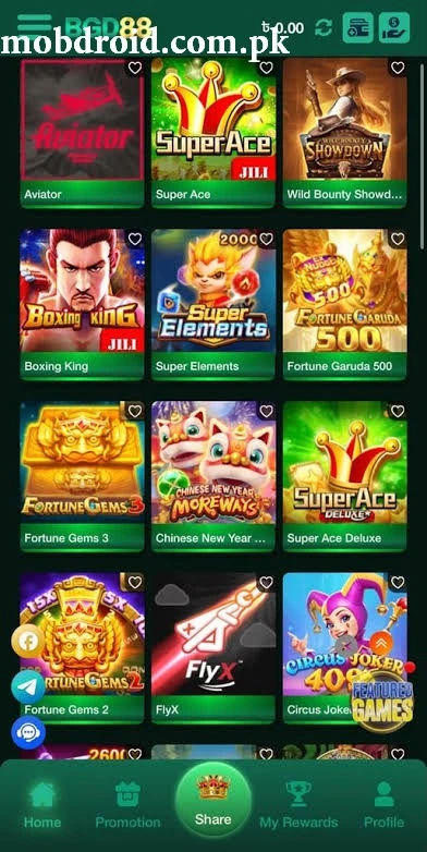 BDG88 Game Categories